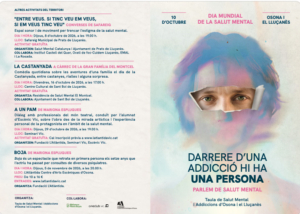 Programa del Dia Mundial de la Salut Mental a Osona i el Lluçanès